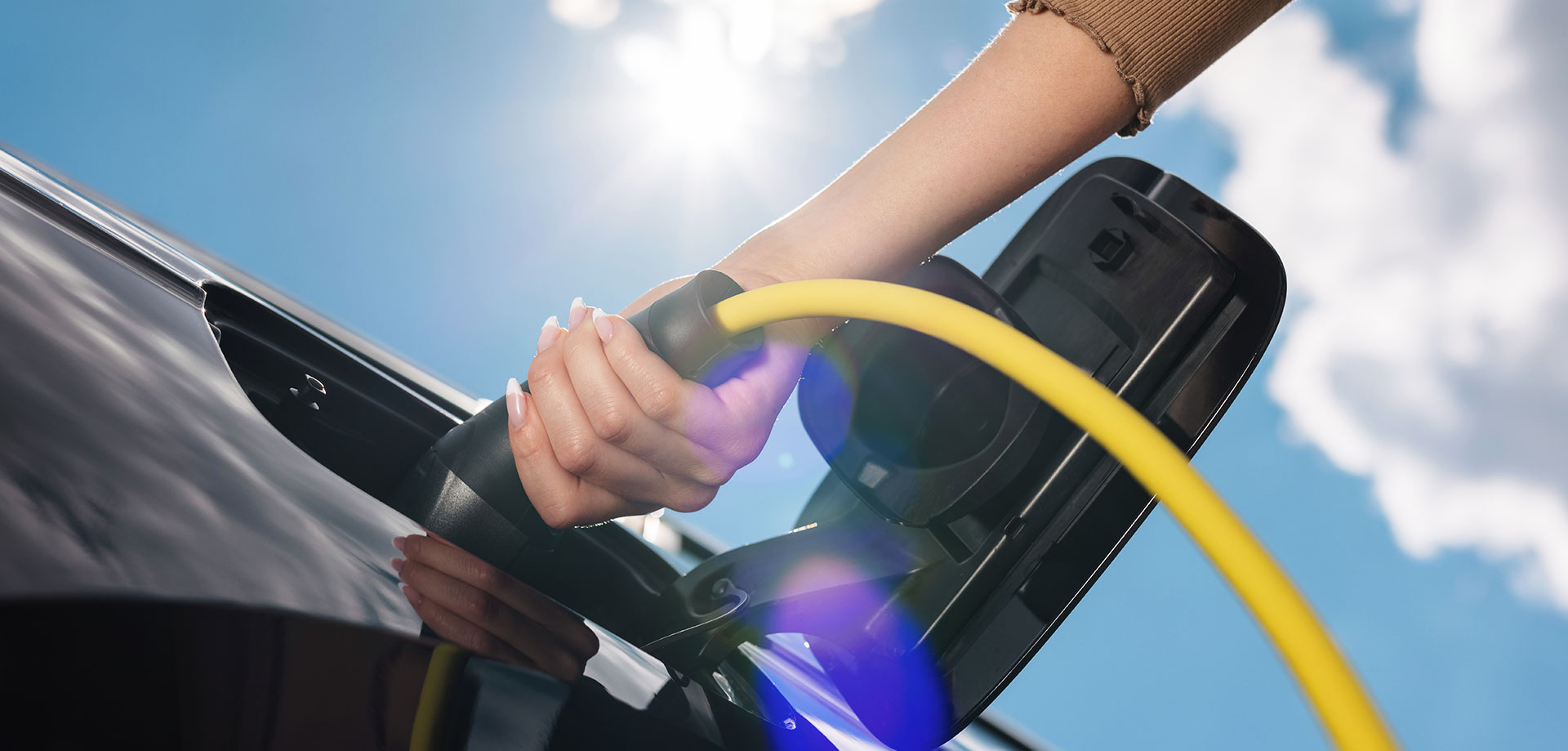 Borne de recharge pour véhicule électrique