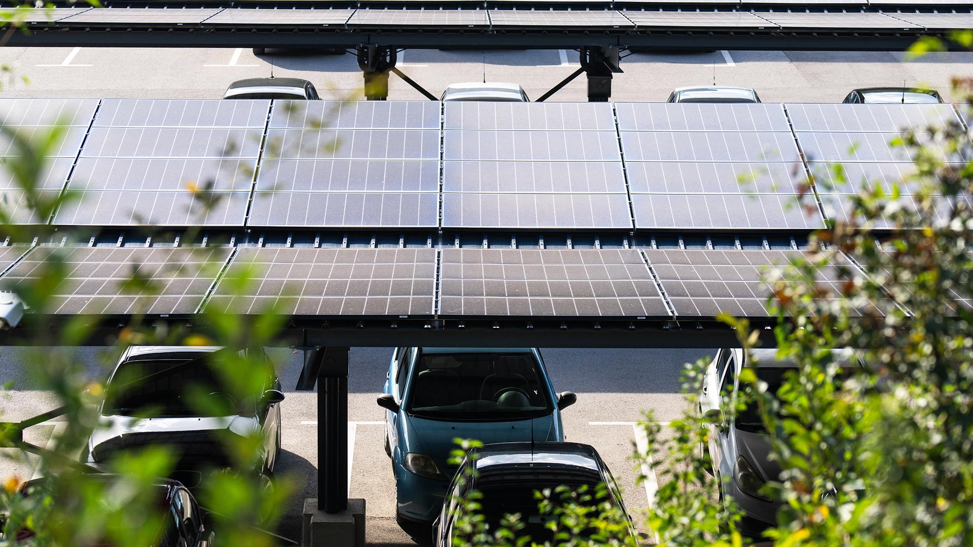 Ombrière solaire de parking